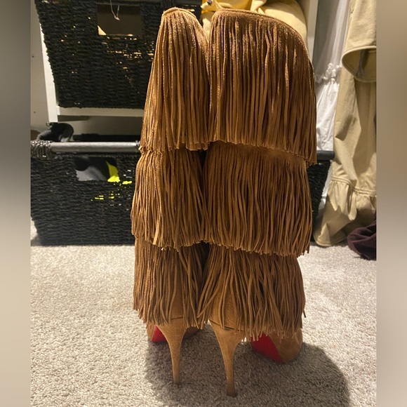 Christian Louboutin fringe boot - Picture 2 of 4